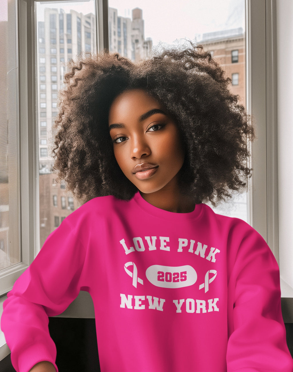 LOVE PINK SWEATSHIRT - NEW YORK