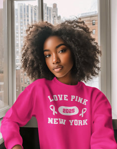 LOVE PINK SWEATSHIRT - NEW YORK