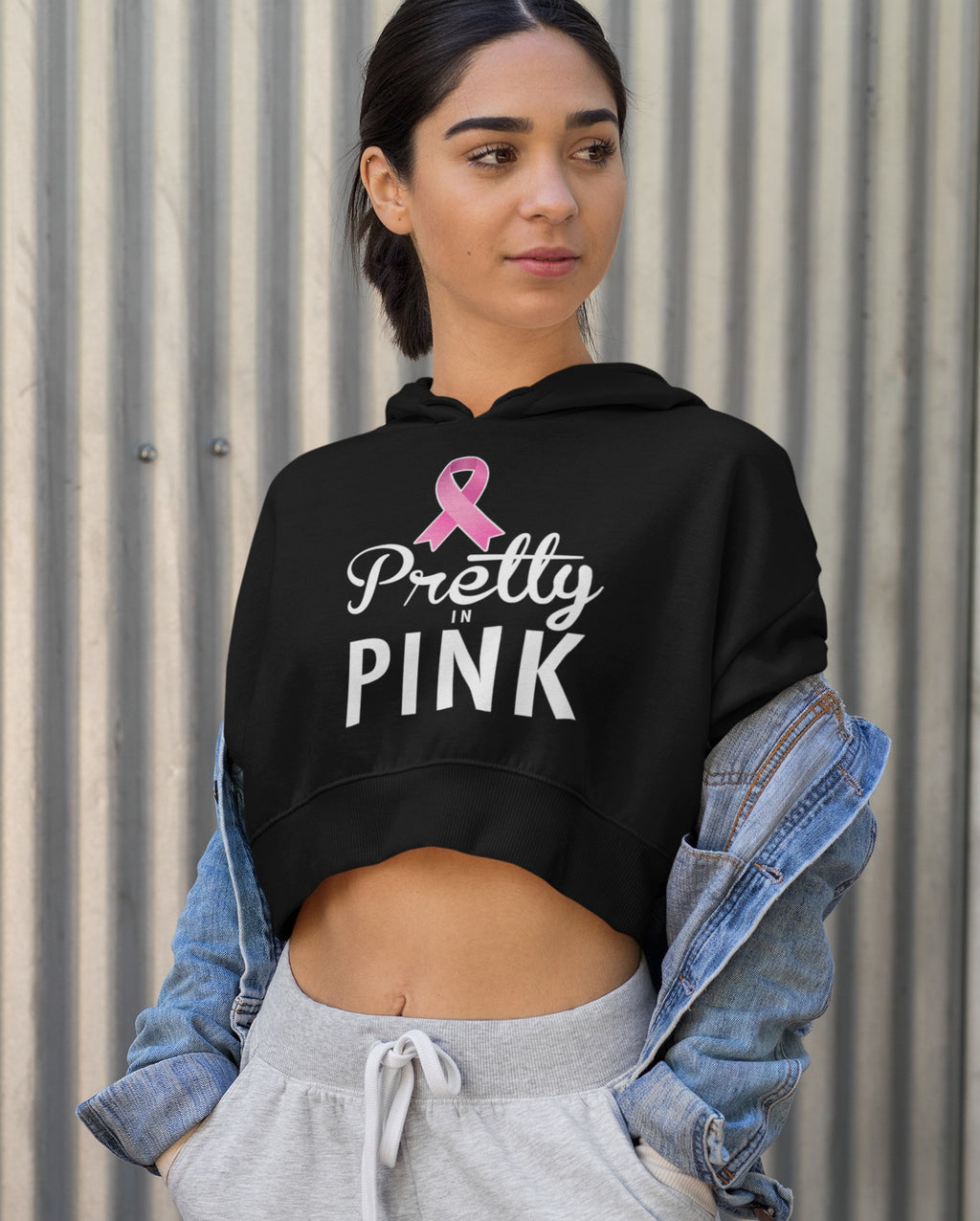 C - CROP TOP HOODIE