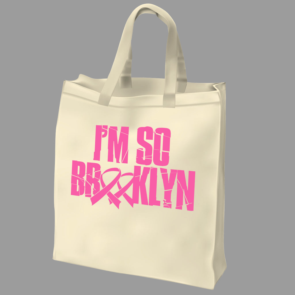 I'm So Brooklyn Cotton Canvas Tote